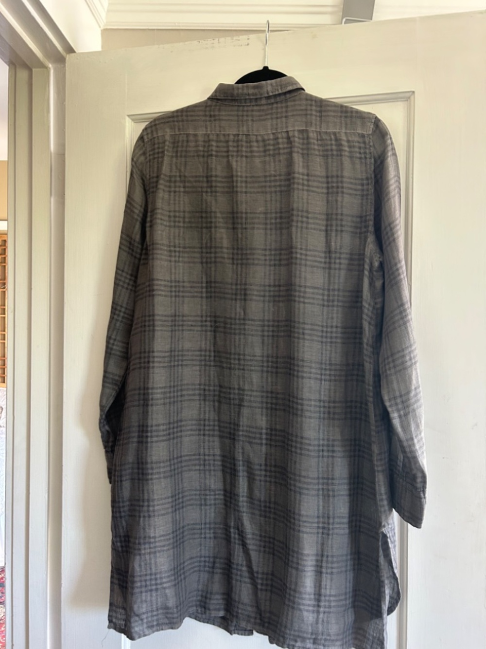 Linen Button front tunic - Picture 2 of 9